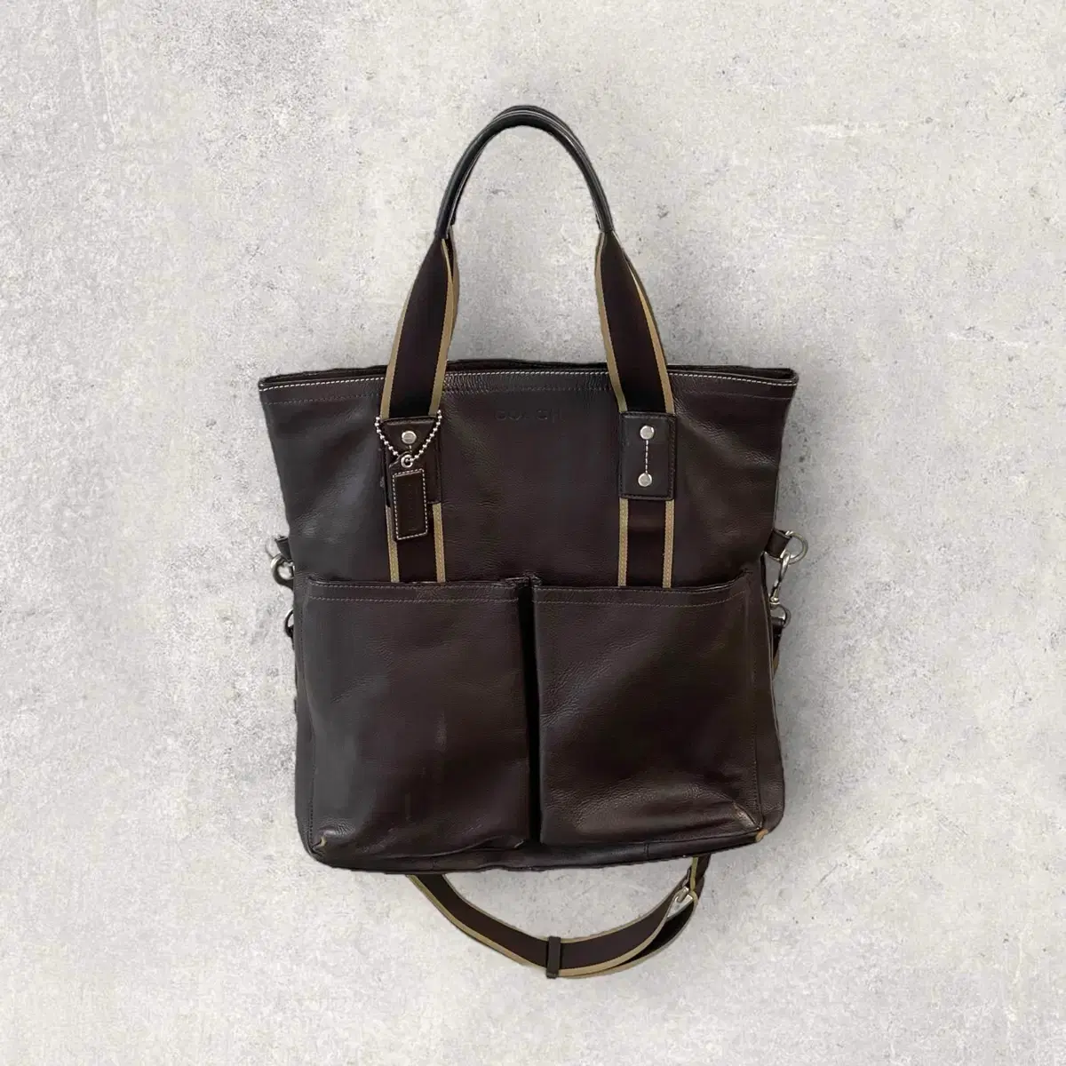 ブラックメッセンジャーバッグ 118] コーチレザーメンズメッセンジャーバッグ